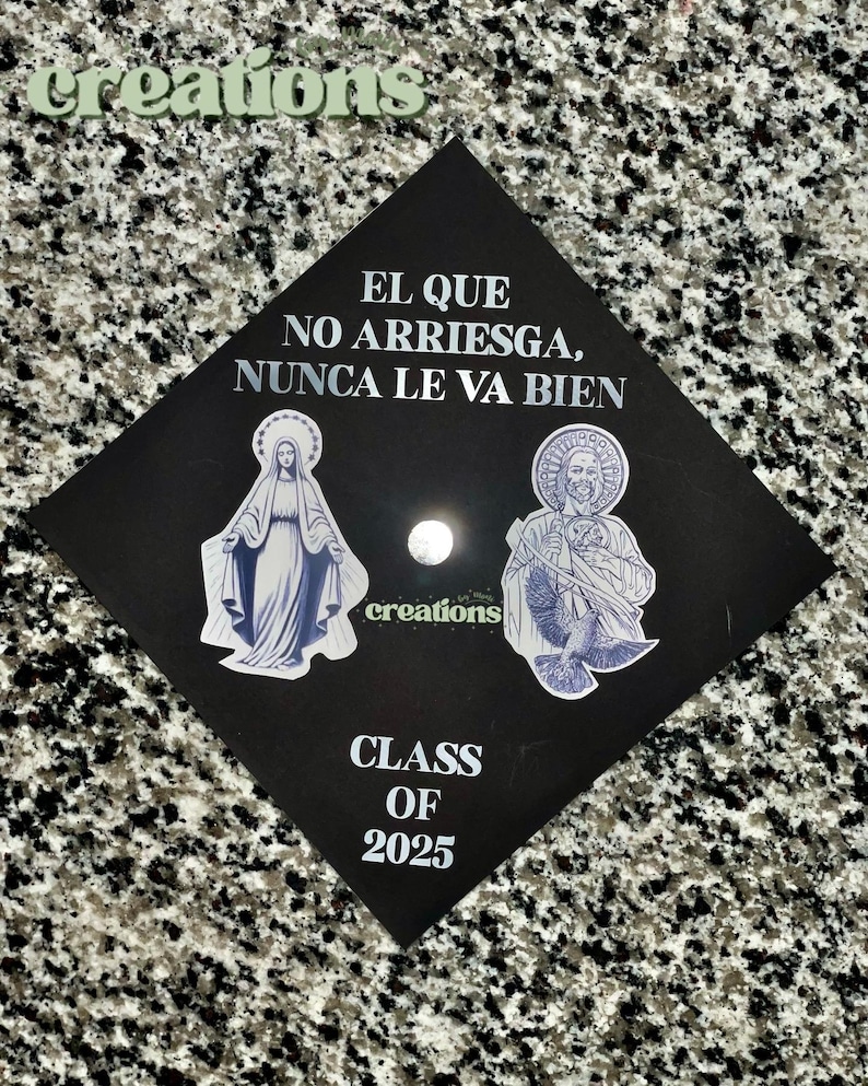 Custom Vinyl Handmade Graduation Cap Toppers - Attachable 9.5x9.5 ...