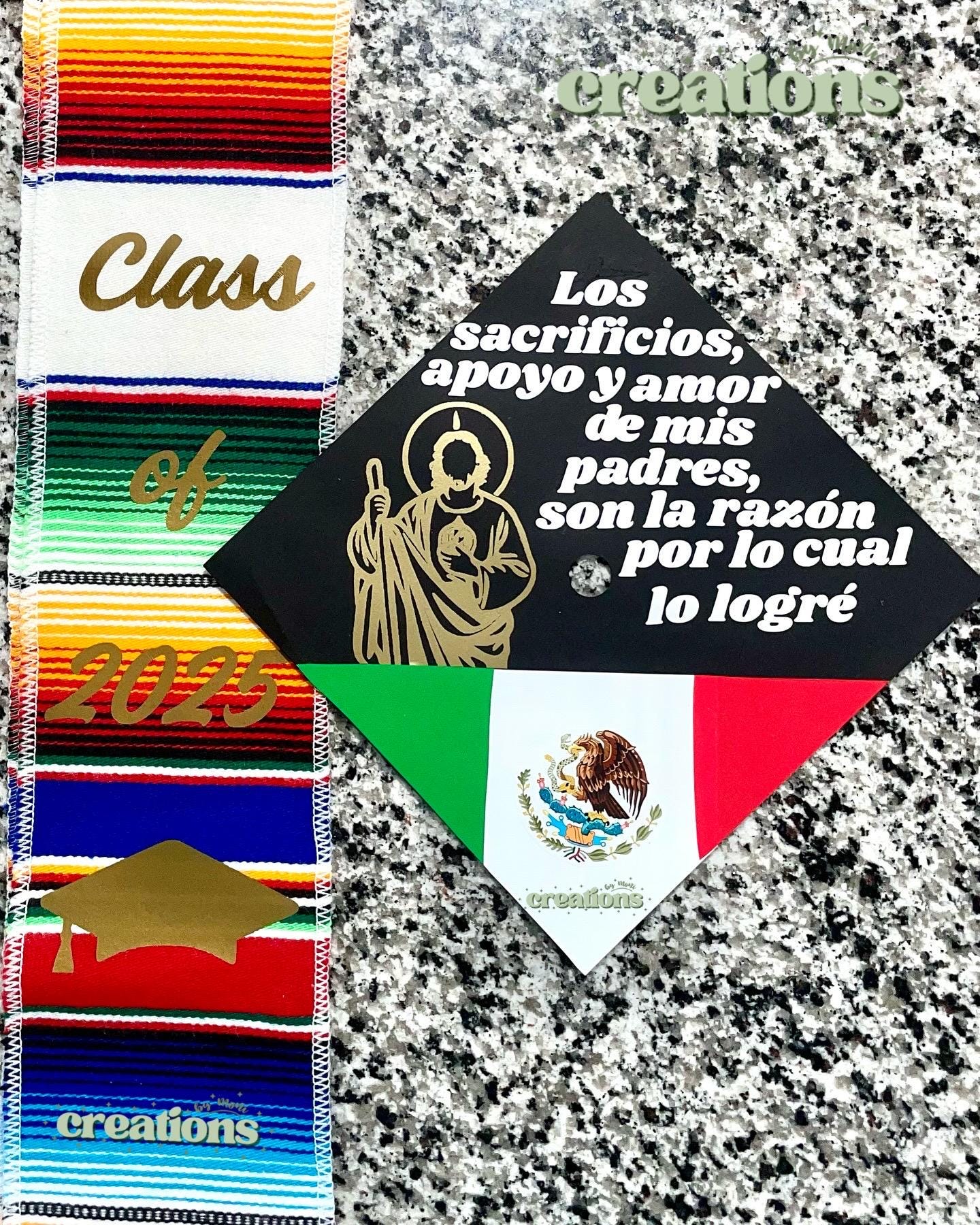 Custom Vinyl Handmade Graduation Cap Toppers - Attachable 9.5x9.5 ...