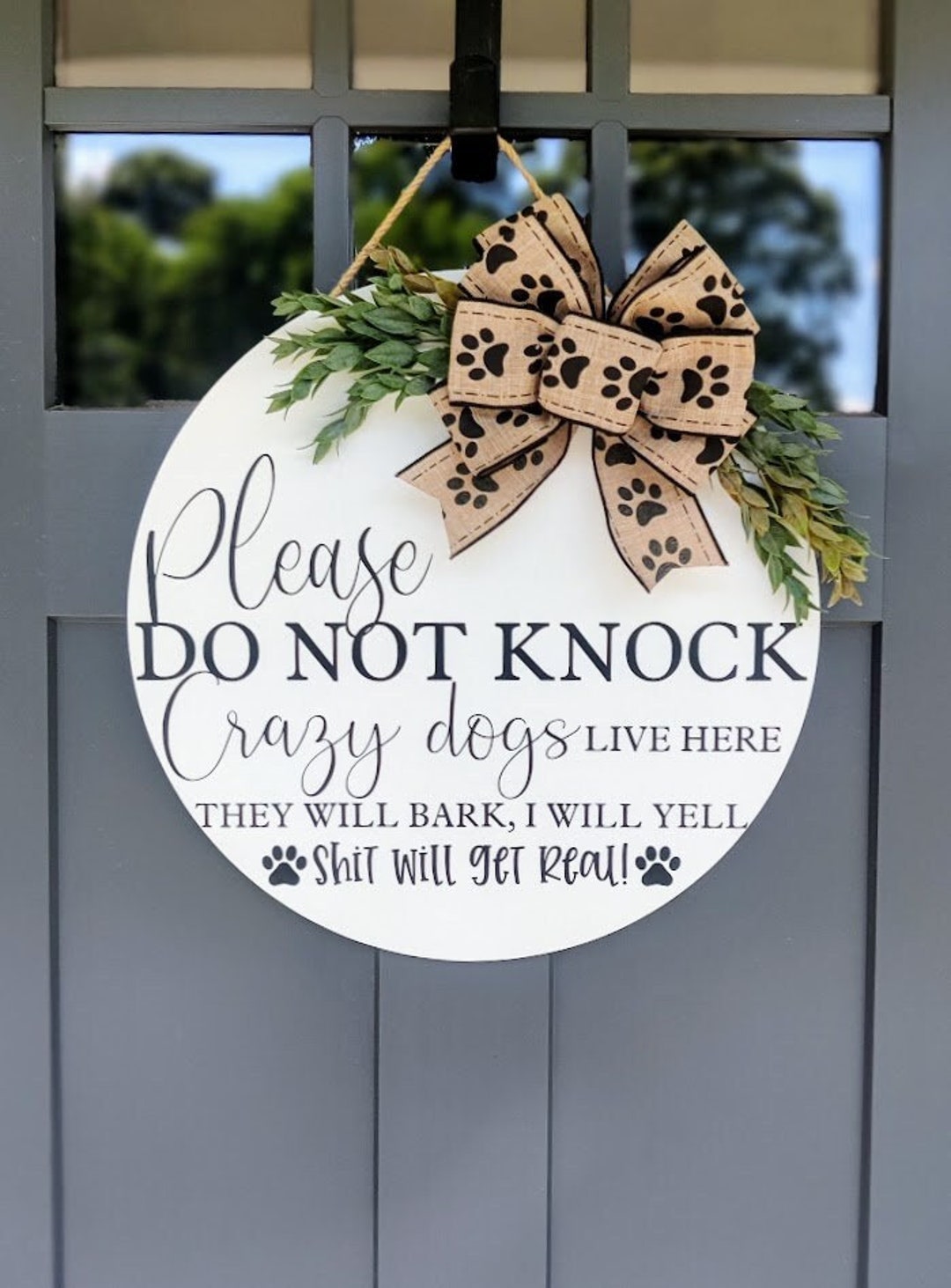 Funny Front Door Signs