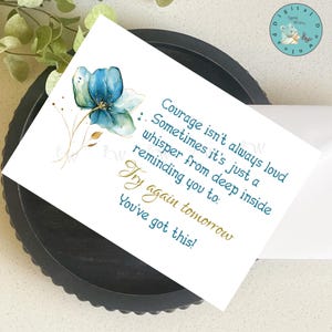 Tarjeta imprimible de 5 x 7, tarjeta de aliento, tarjeta inspiradora, esta tarjeta es para cualquiera, descarga digital