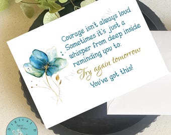 Encouragement Card: You've Got This, Inspirational Gift (Digital Download)