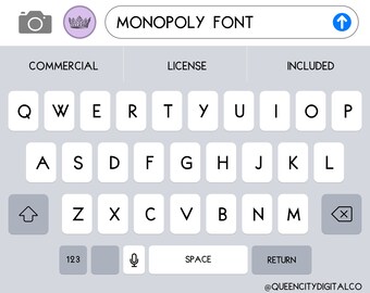 Your Opoly Font, Regular & Bold | A-Z  0-9 | COMMERCIAL USE