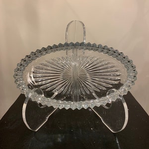 Heisey Ridgeleigh 2-Part Relish Tray