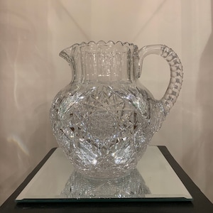 American Brilliant Cut Glass Libbey Sultana Pitcher