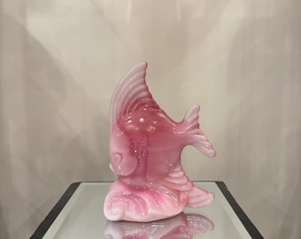 Heisey by Fenton Rosalene Fish Bookend