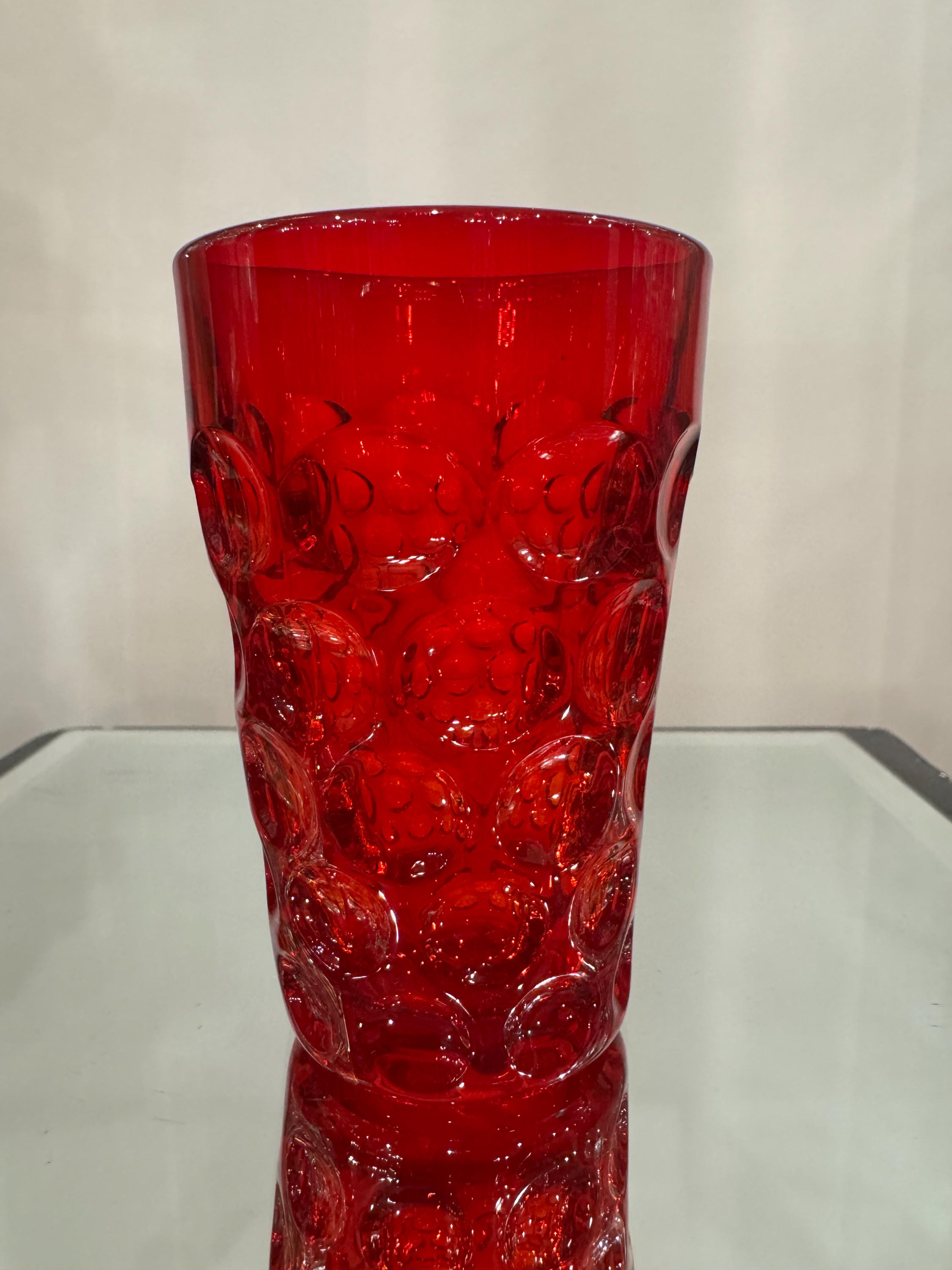 Heisey by Imperial Ruby Red Whirlpool / Provincial Orange Juice - Etsy