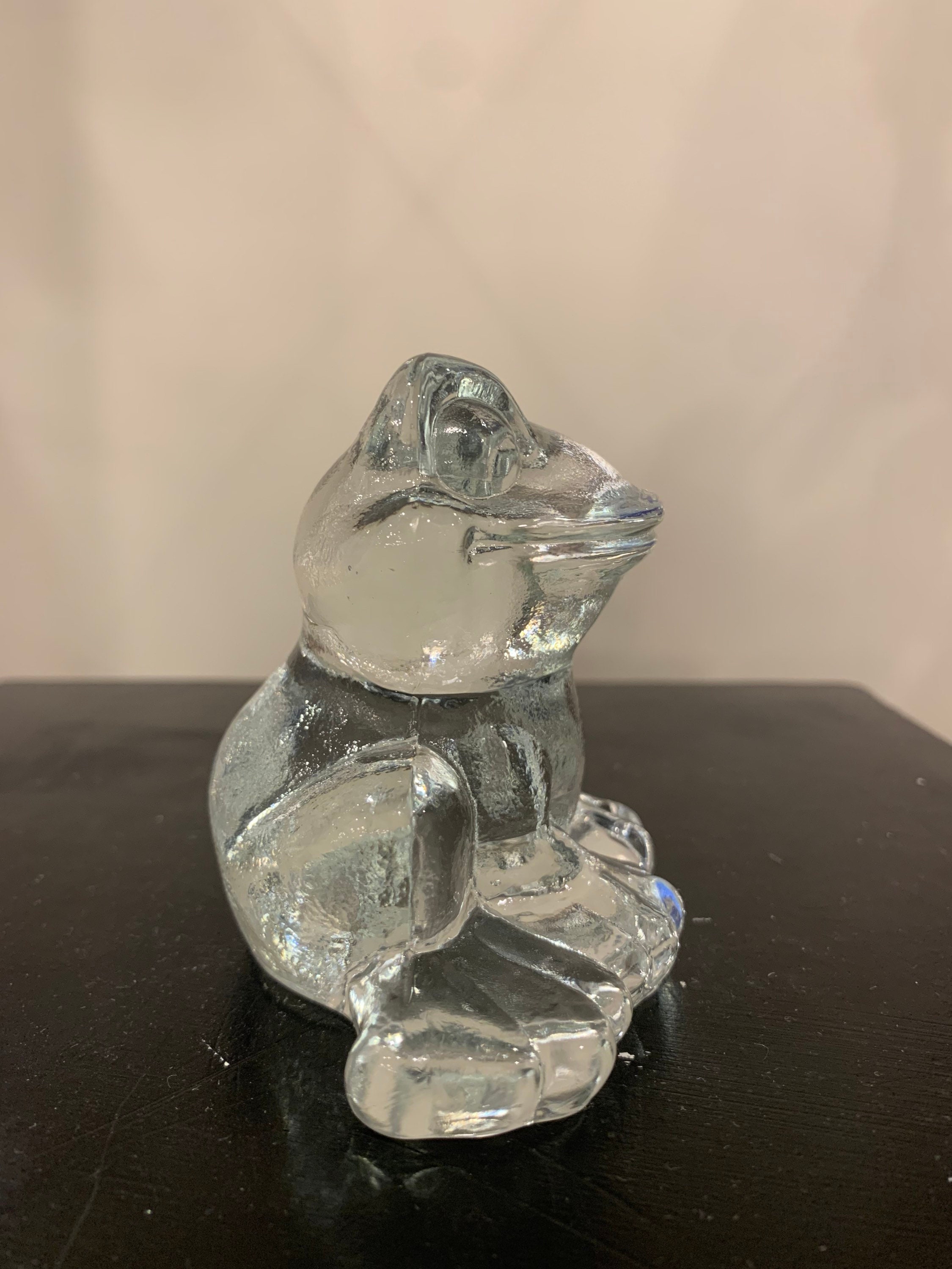 Paperweight Frog Goebel Clear Frog Paperweight - Etsy