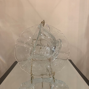 Heisey Empress Orchid Cup and Saucer