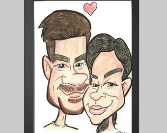Caricature Drawing Etsy Caricature Drawing Etsy