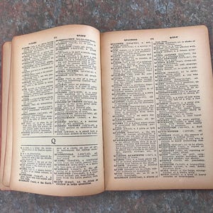 Modern Webster Dictionary and World Book. 1940. Black and gold with red page edges. image 16