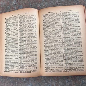 Modern Webster Dictionary and World Book. 1940. Black and gold with red page edges. image 7