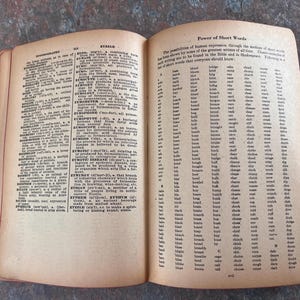 Modern Webster Dictionary and World Book. 1940. Black and gold with red page edges. image 4