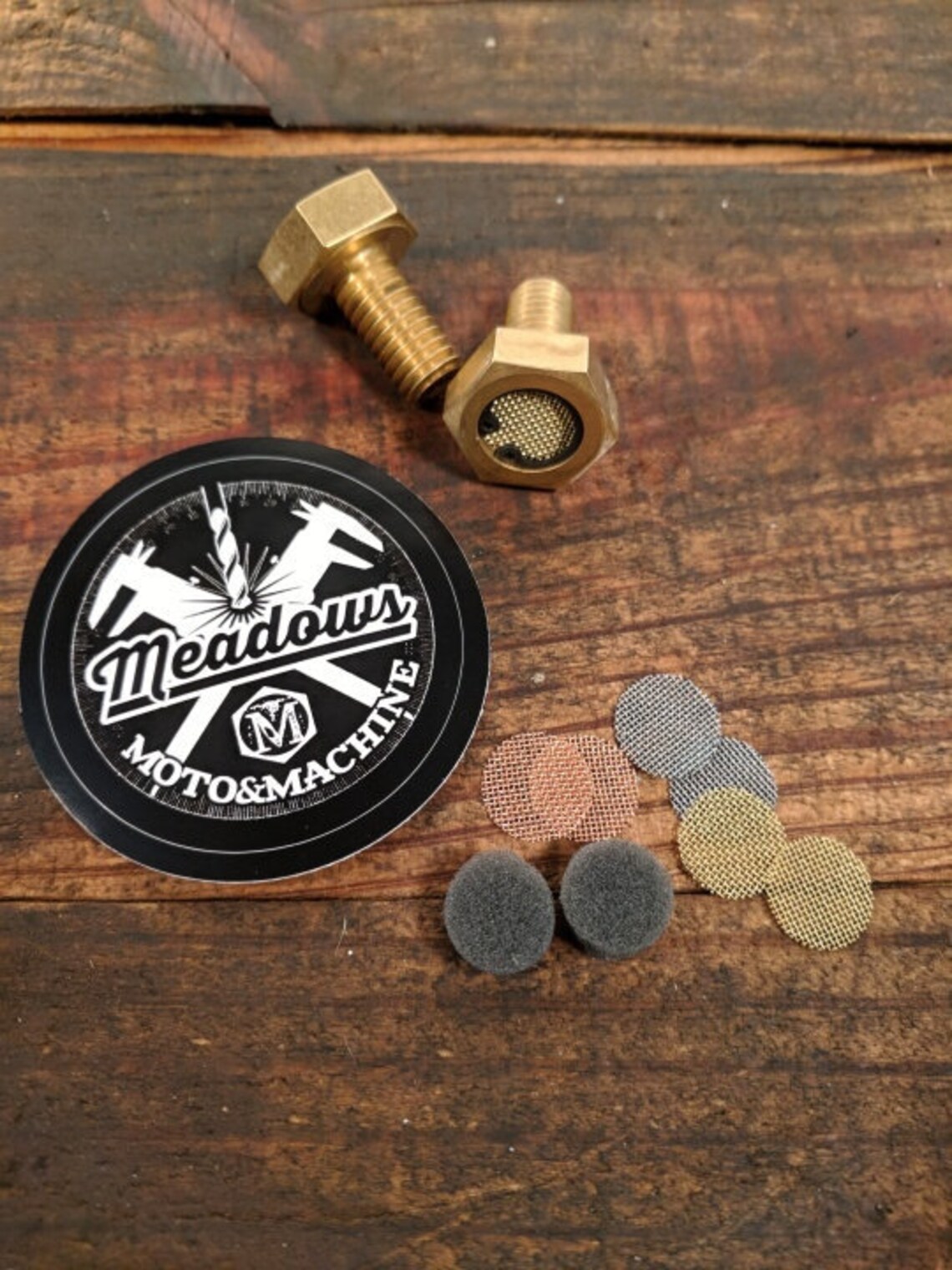 Breather Bolts Tumbled Brass for Harley Twin Cam and M8 Etsy