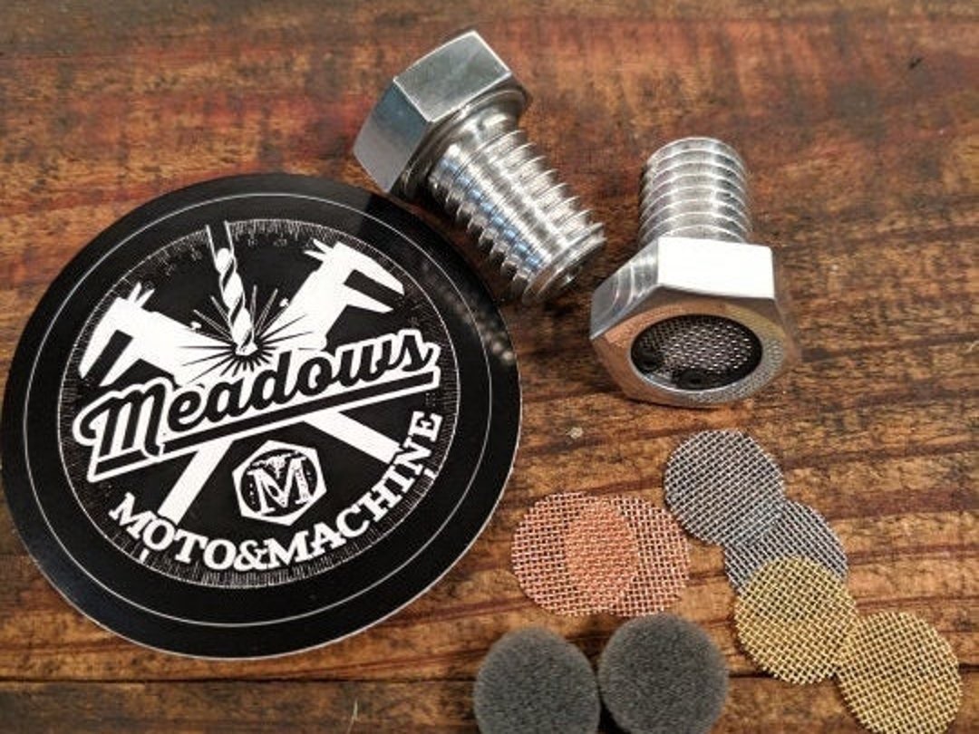 Harley Breather Bolts Polished Aluminum 6061 for Xl Sportsters and Big