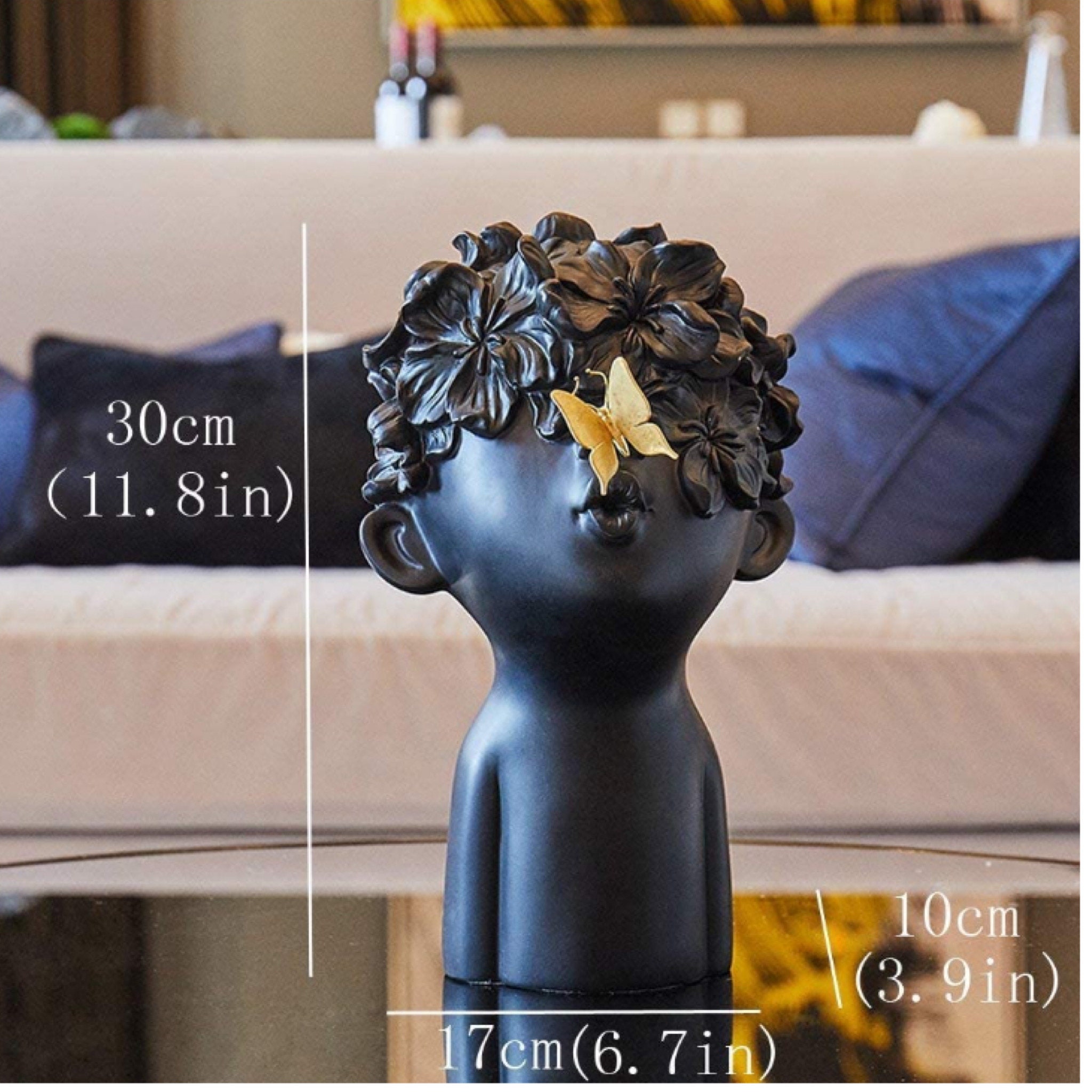 Home Decor Statues Sculptures Decoration Resin Figure Gift One Etsy