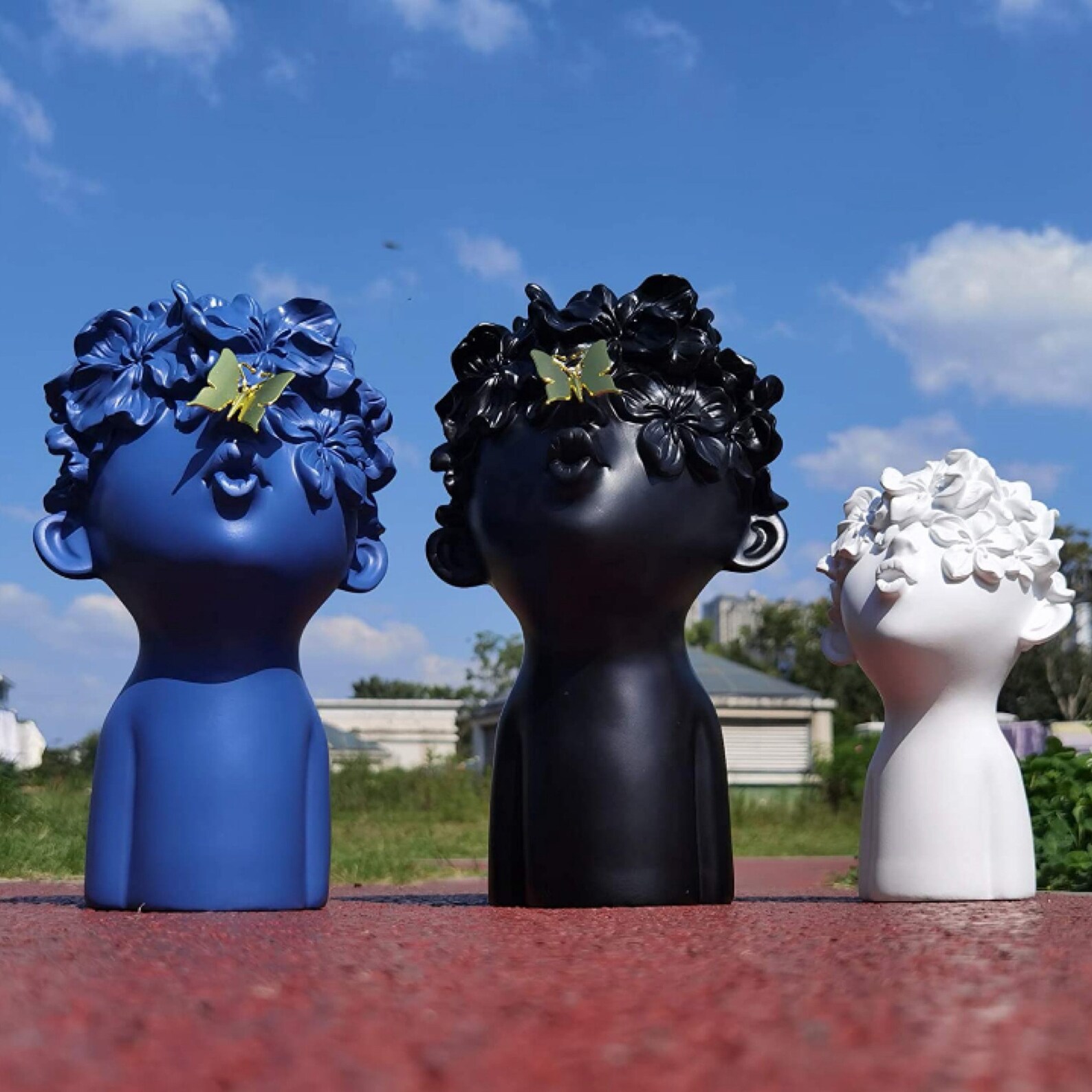 Home Decor Statues Sculptures Decoration Resin Figure Gift One Etsy