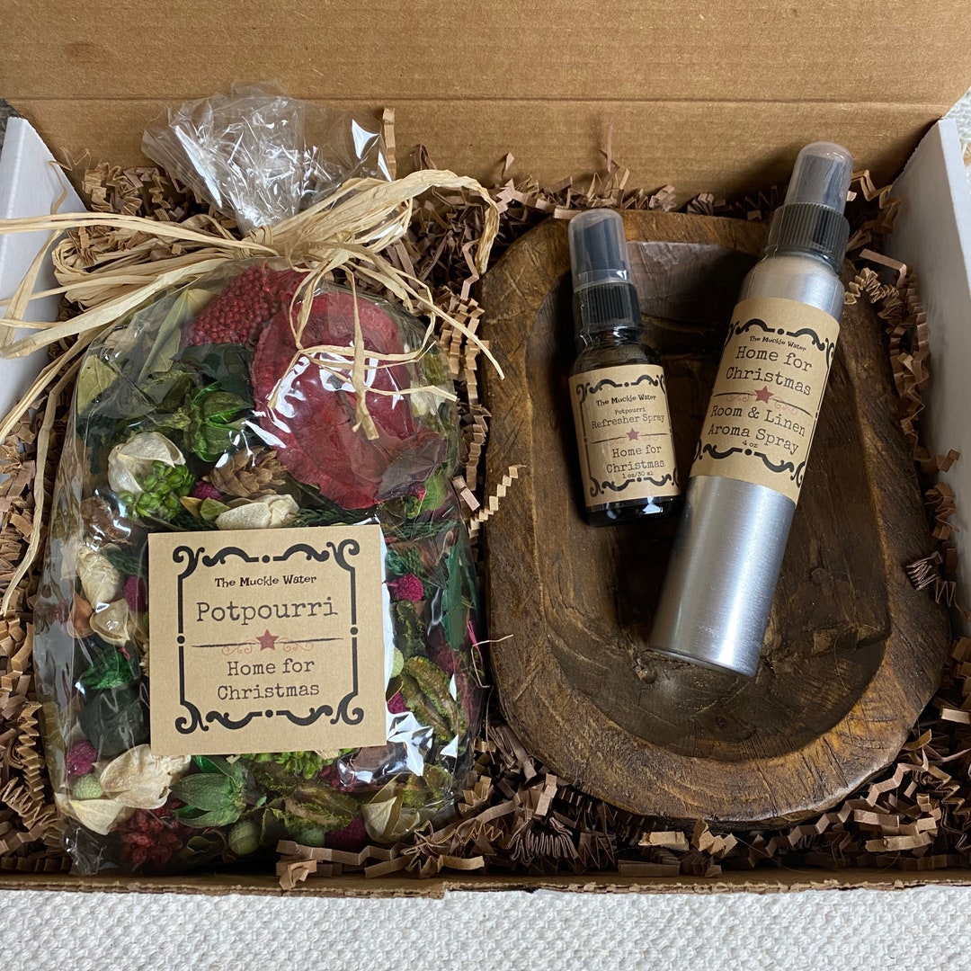 Potpourri Gift Set Home for Christmas Potpourri 4 Pc Set Etsy