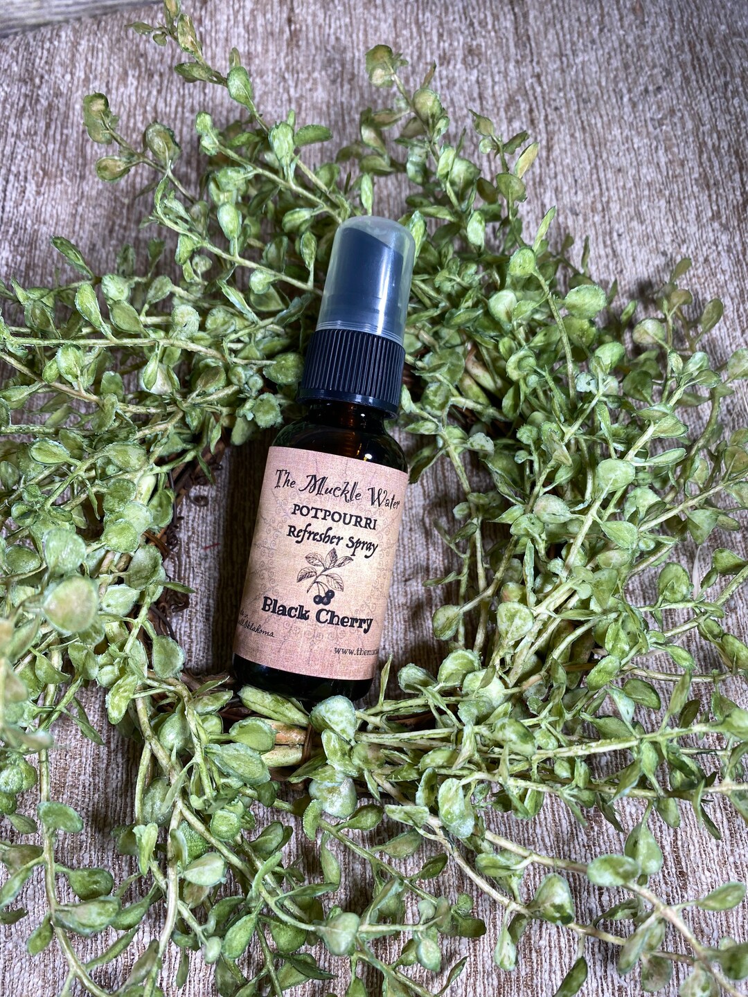 Black Cherry Potpourri Oil Refresher Spray Etsy