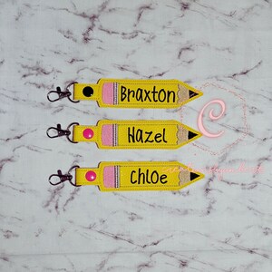 Backpack Name Tag | Back To School | Name Keychain | Glitter Name Tag | Backpack Tag | Snap Tab | Name Tag | Contact Tag | Pencil pouch tag