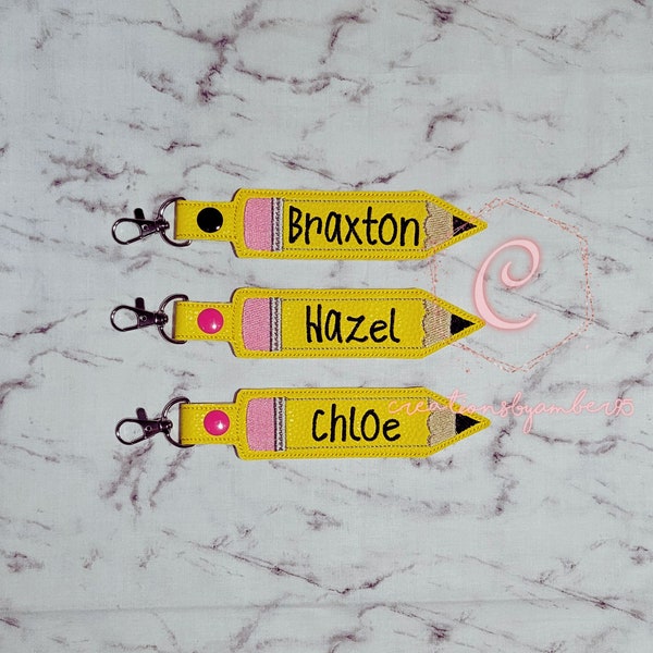 Backpack Name Tag | Back To School | Name Keychain | Glitter Name Tag | Backpack Tag | Snap Tab | Name Tag | Contact Tag | Pencil pouch tag