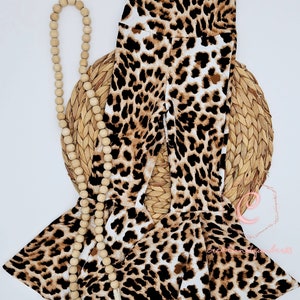 Leopard Bell Bottoms | Animal Print Bell Bottoms | Toddler Bell Bottoms | Baby Bell Bottoms | Girls Bell Bottoms