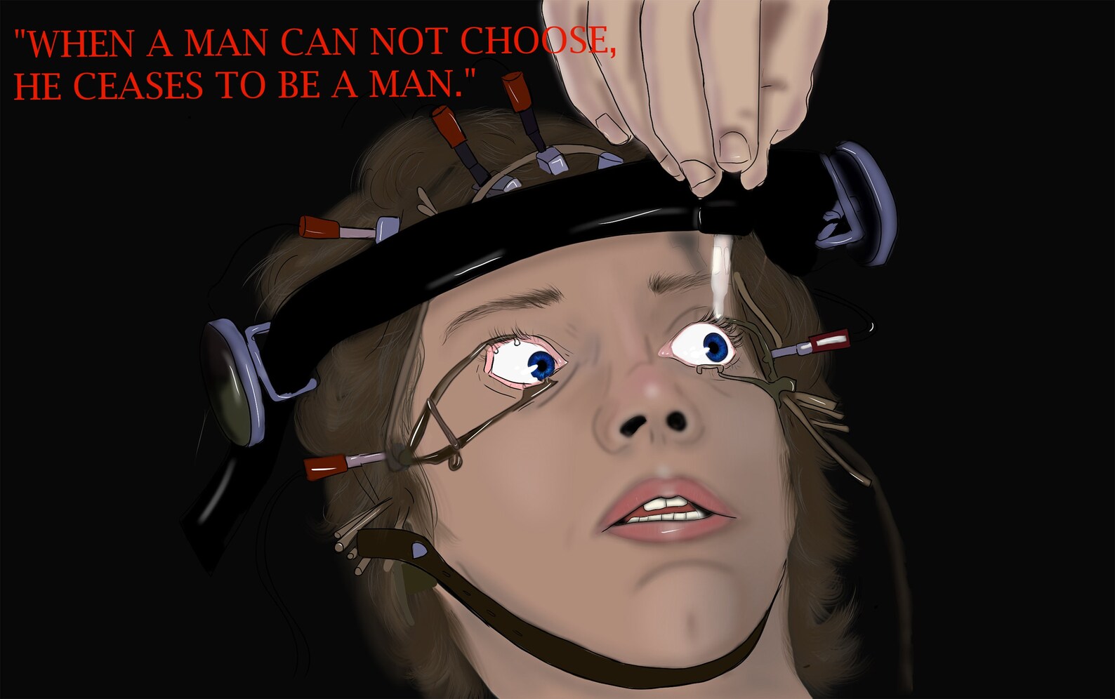 A Clockwork Orange Brainwash Tshirt. Movie Merch Etsy