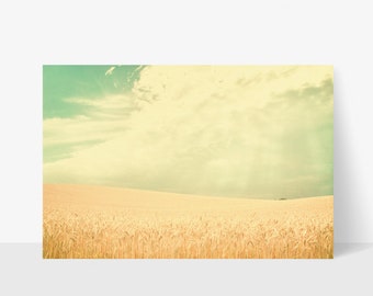 Wheat Field Landscape Print