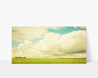 Summer Sky, Panoramic Country Landscape Wall Art