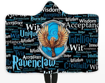 ravenclaw hooded blanket