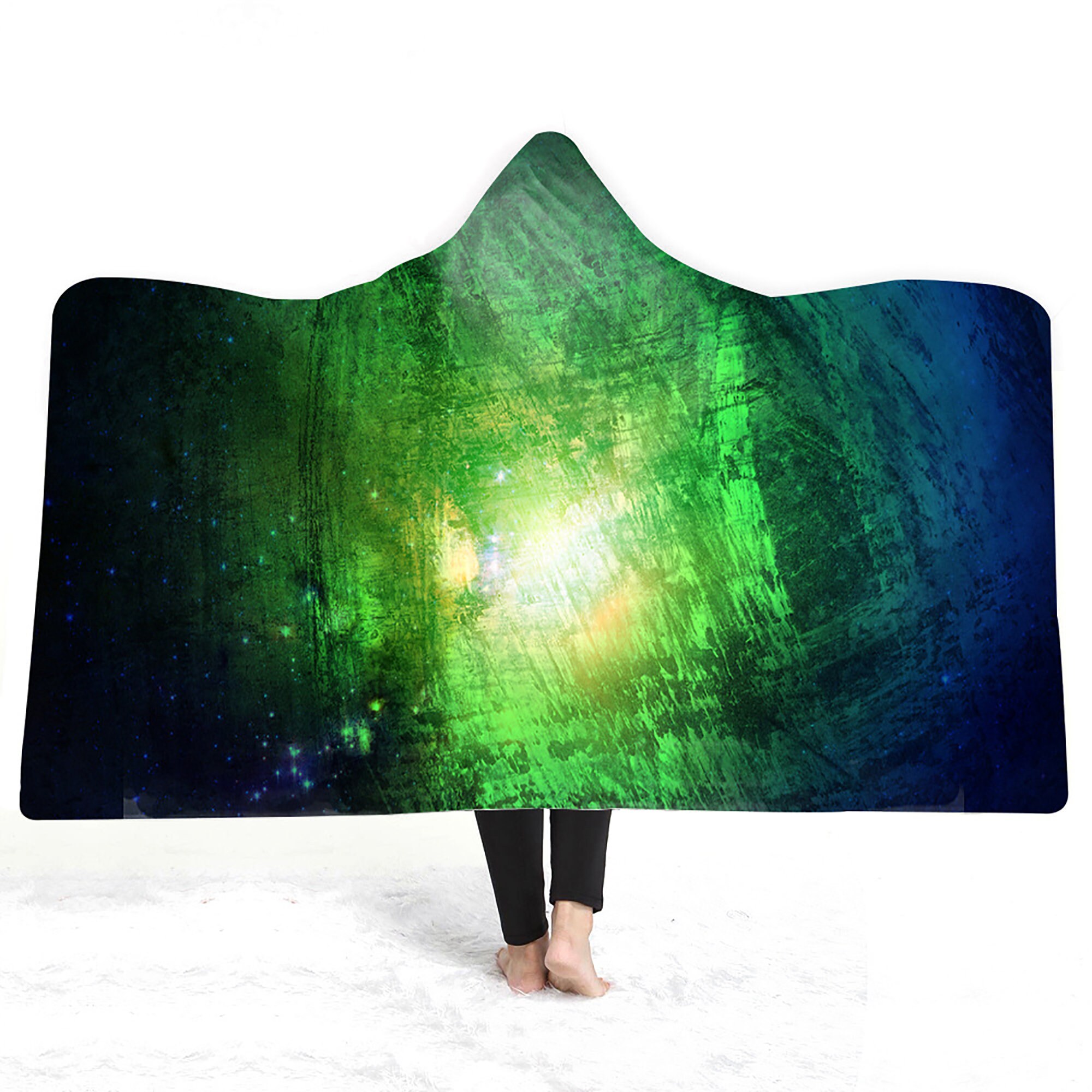 Hooded Blanket Forest Blanket Soft Blanket Thickened Hooded Etsy