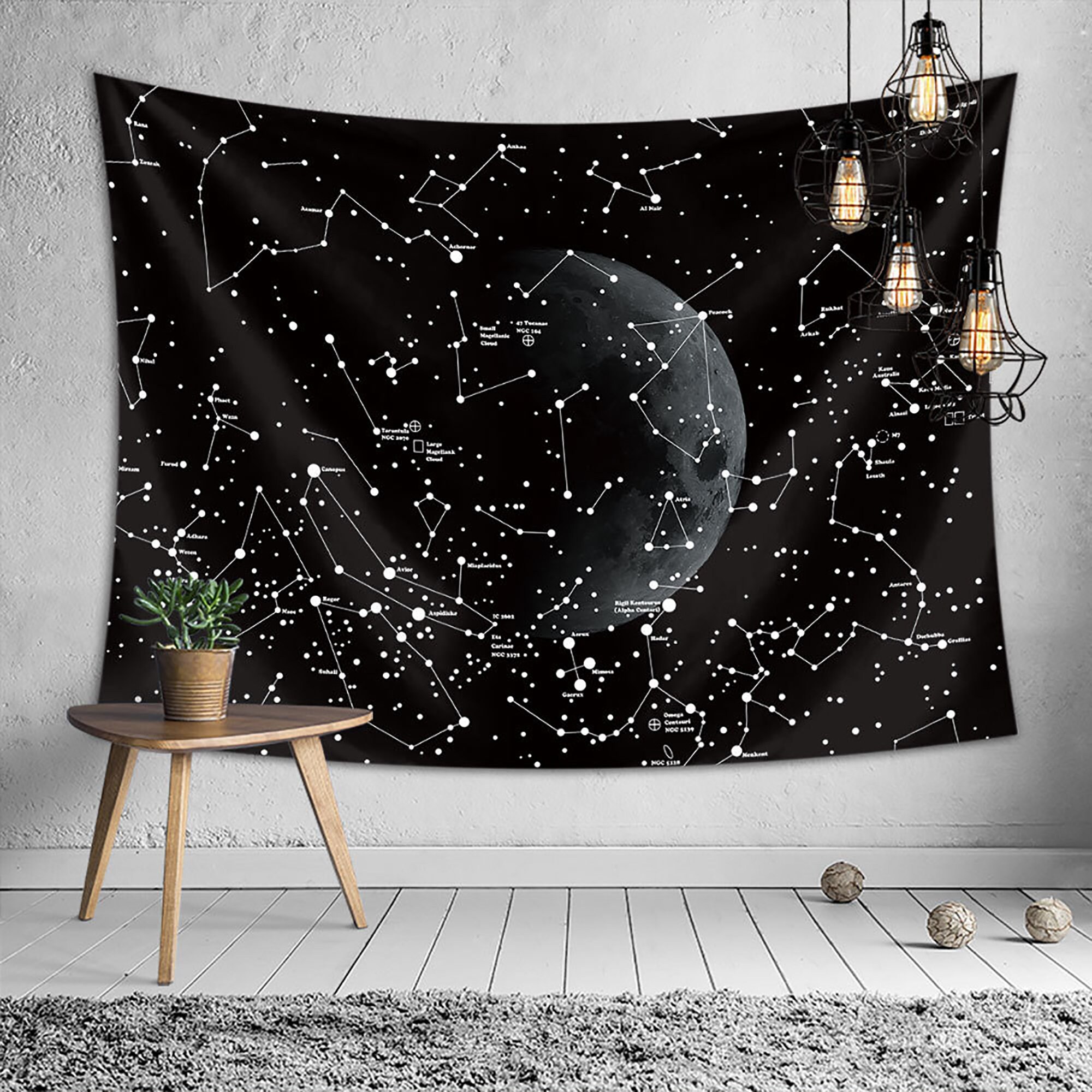Constellation Wall Tapestry Art Tapestry Constellation Etsy