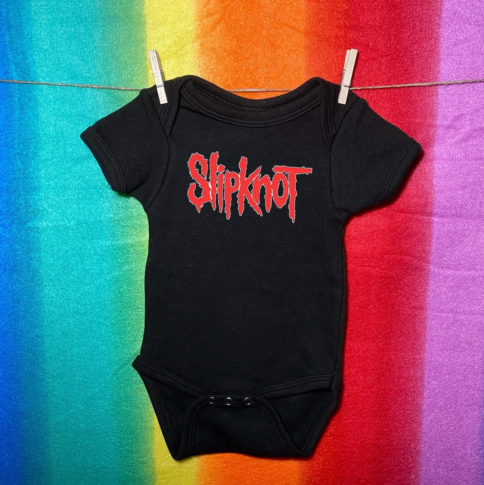 Slipknot Baby Onesie