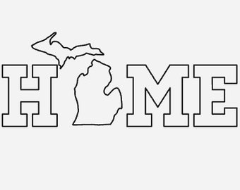 Download Michigan Home Svg Etsy