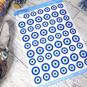 Stickers boze oog ~ waterdicht vinyl ~ Boze oog ~ Plannerstickers ~ Stickers ~ Boze oog
