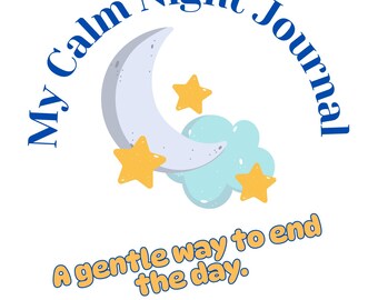 Kids Bedtime Routine Journal | Calm Down Activities, Ages 5-10 (Printable Download