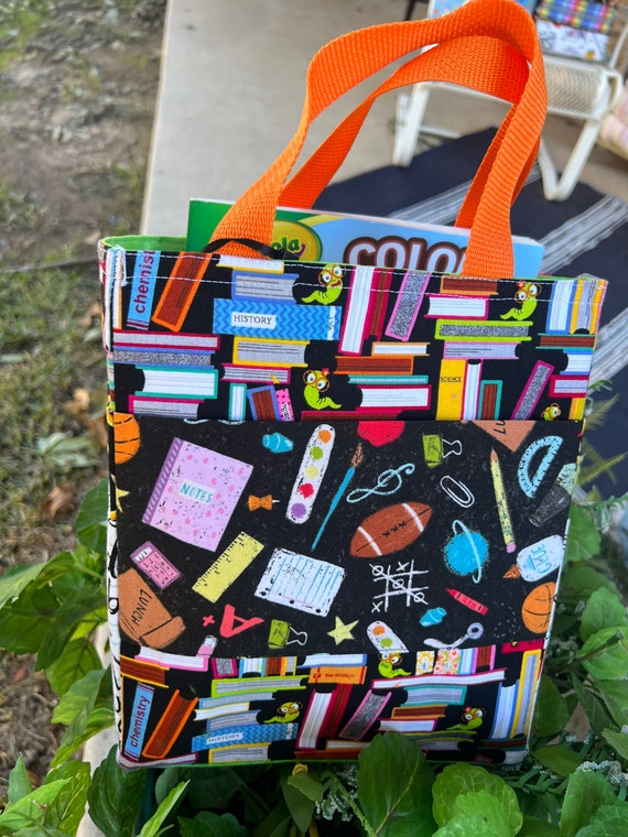 Bookworm Art Folio Tote Kids Art Organizer Travel Art Portfolio