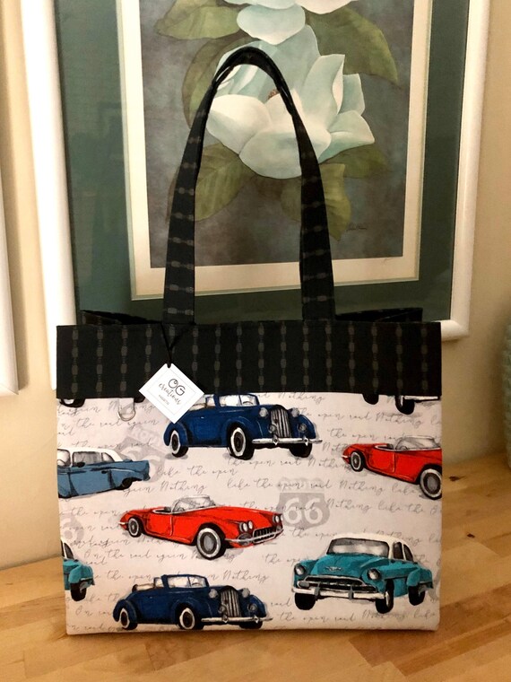 Nothing Like the Open Road Tote Bag With Pockets Route 66 Etsy