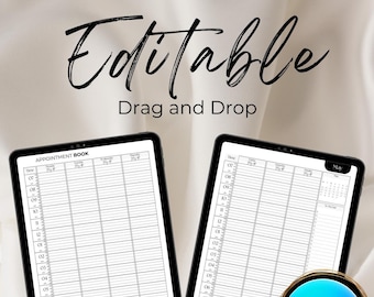 Canva Bearbeitbare Terminplaner-Vorlage: MRR / PLR Digitaler Planer