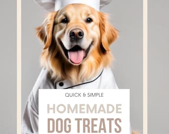 Dog Treat Recipe Ebook Canva Template: MRR/PLR License