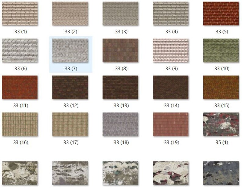 digital download home decor Brick Textures Photoshop Overlays 80 Brick and Wall Texture Overlays for Photoshop wall art Wall Textures