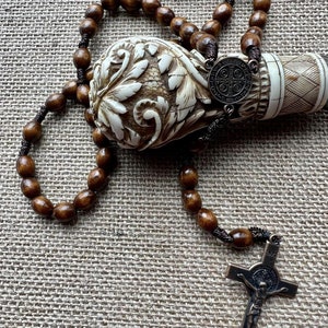 Elegant Wood Rosary