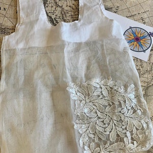 Organza Beaded Tank Top Bag