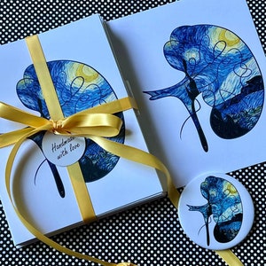 Starry Night Kidney Collection
