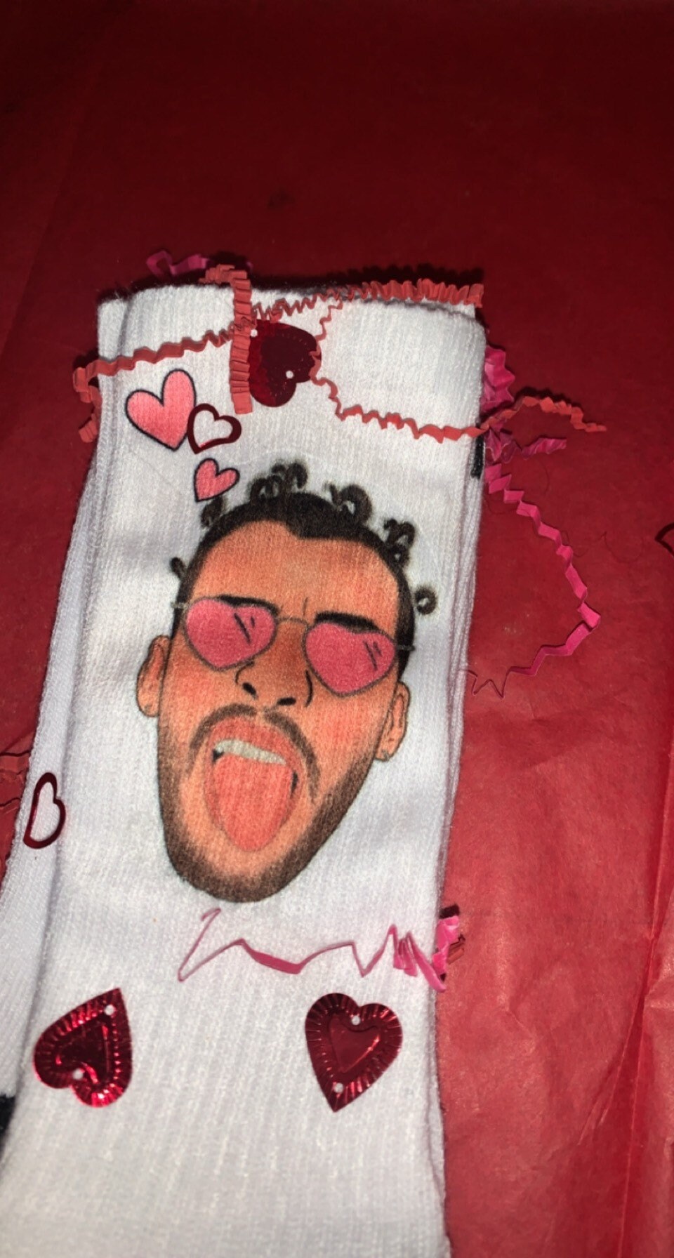 Sublimated Bad Bunny Socks/yhlqmdlg/every Day Sock/stocking - Etsy