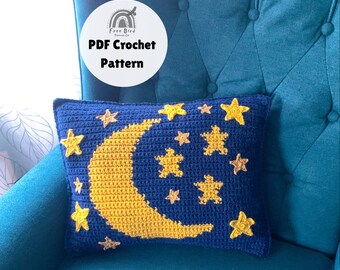 Half Moon Pillow: Crochet pattern