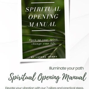 Spiritual Opening Manual/E-Book