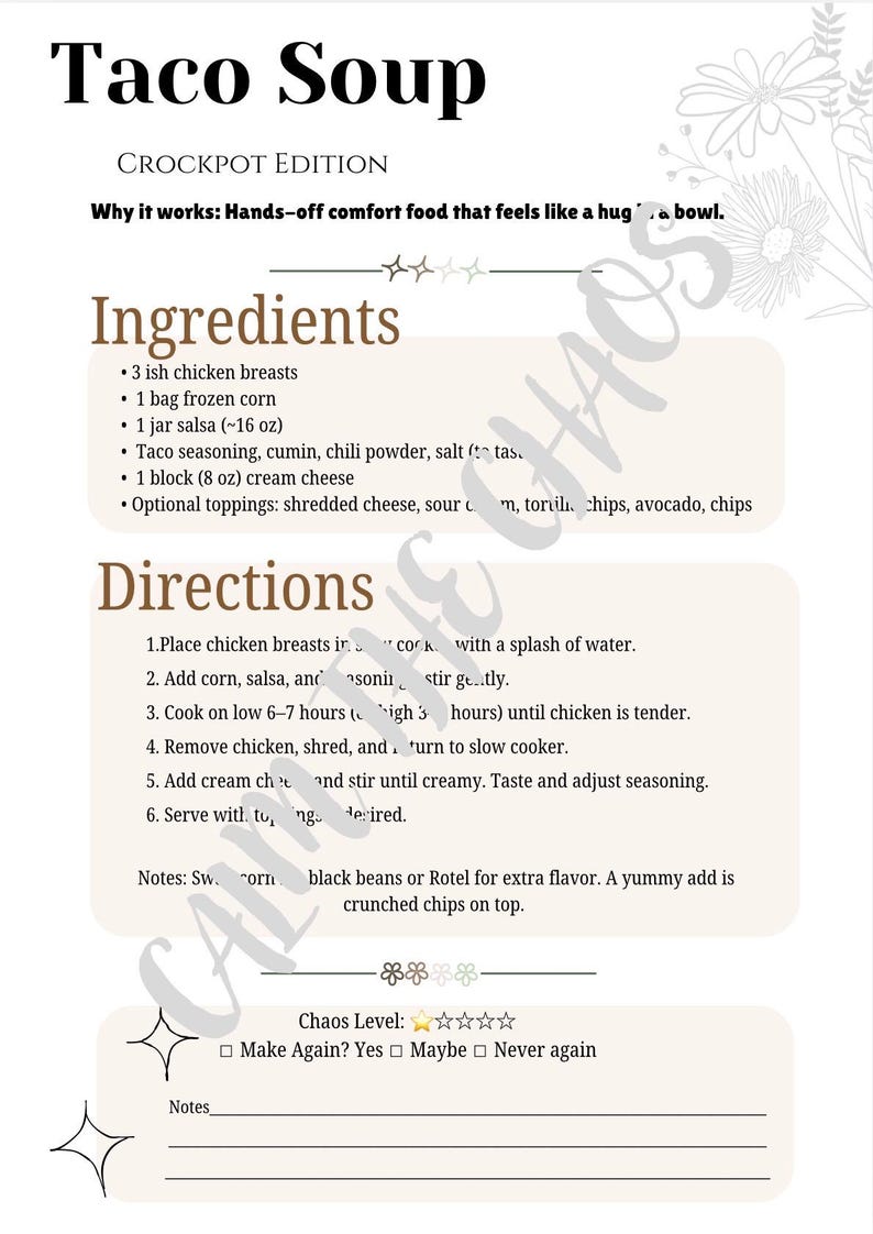 Recipe Rotation List The Regular Rotation-meals We Rotate & Call It a Plan-cozy Family ...