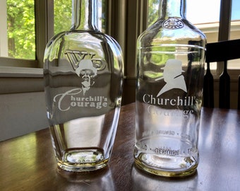 Custom Etched Infinity Bottle