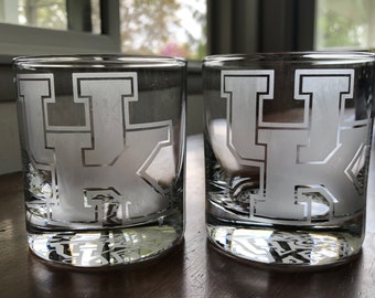 University of Kentucky Rocks Glasses