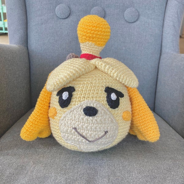 Amigurumi Digital Pattern - Isabelle Head (Animal Crossing)